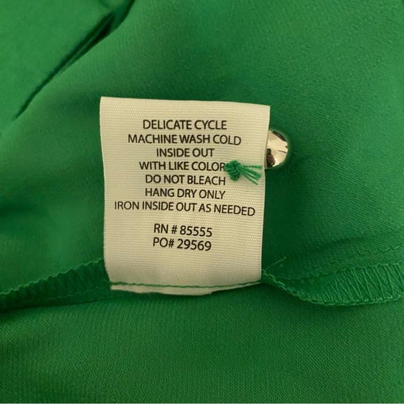 NWT Pistola Small Green Sia Blouse - Picture 10 of 13